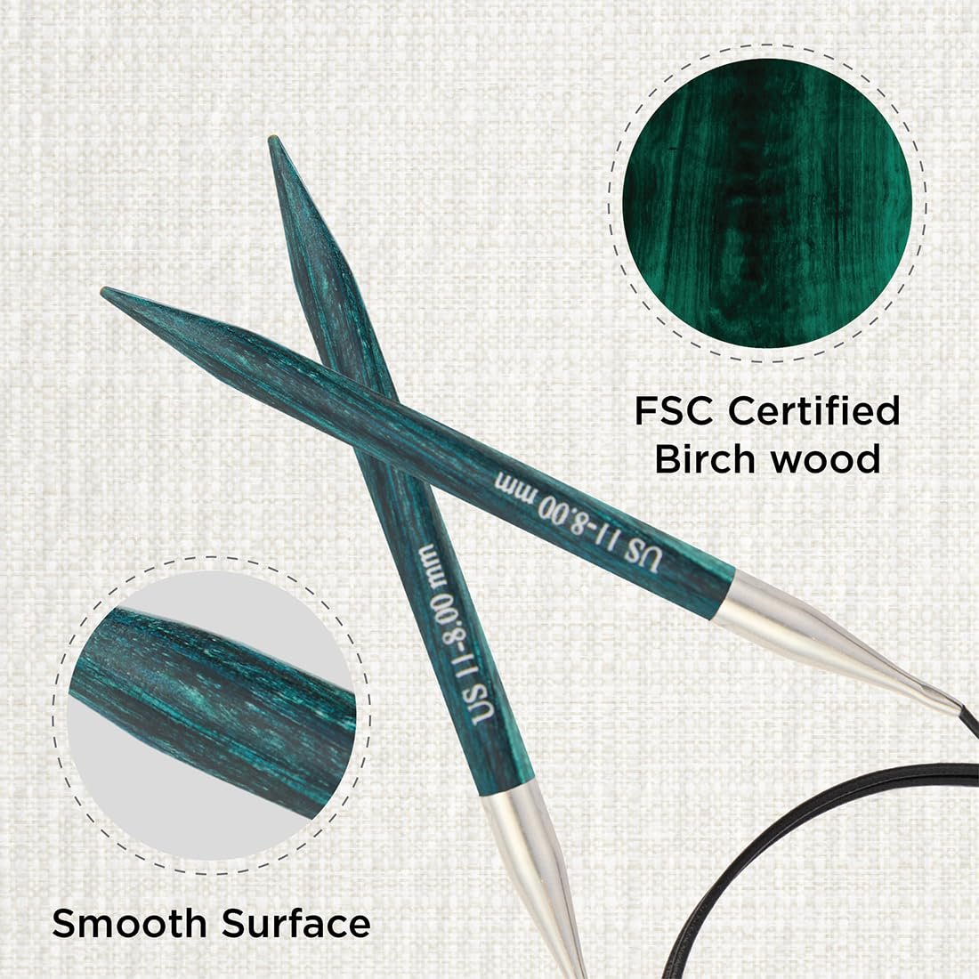 KnitPro Dreamz Fixed Circular Needles 16" (40cm)