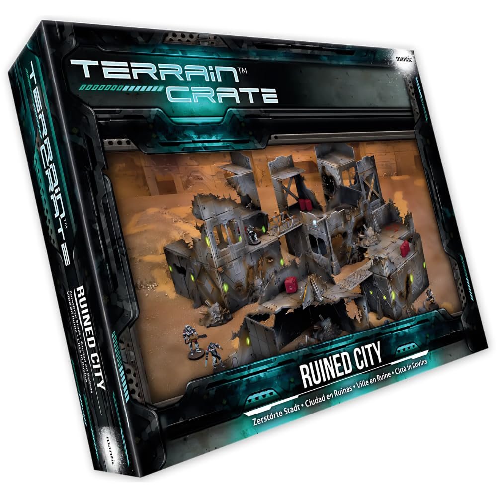 mantic Games, Miniature Game, Terrain Crate: Ruined City Modular Scenery