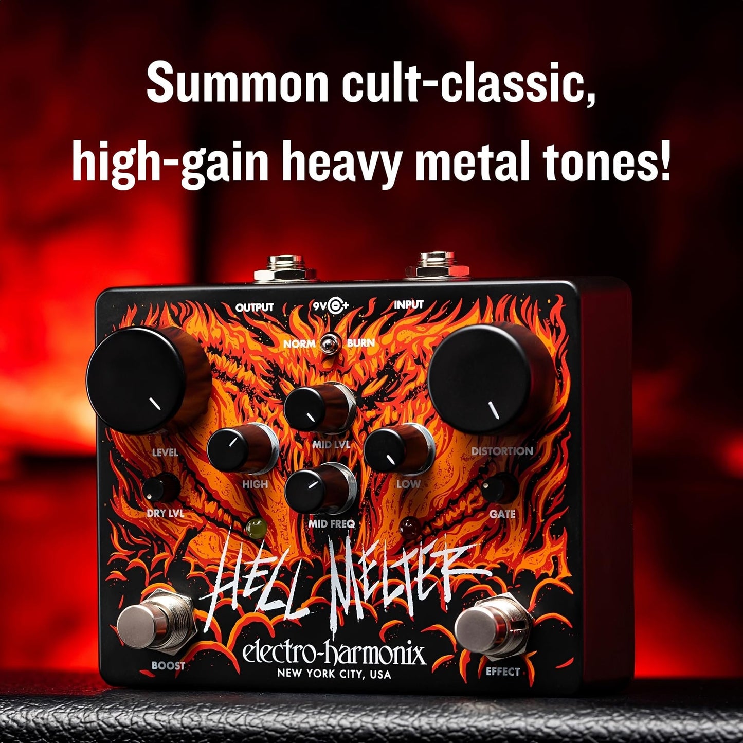 Electro-Harmonix Hell Melter Distortion Pedal