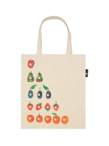 The Very Hungry Caterpillar Tote Bag with Inner Pocket - World of Eric Carle Gift for Book Lovers