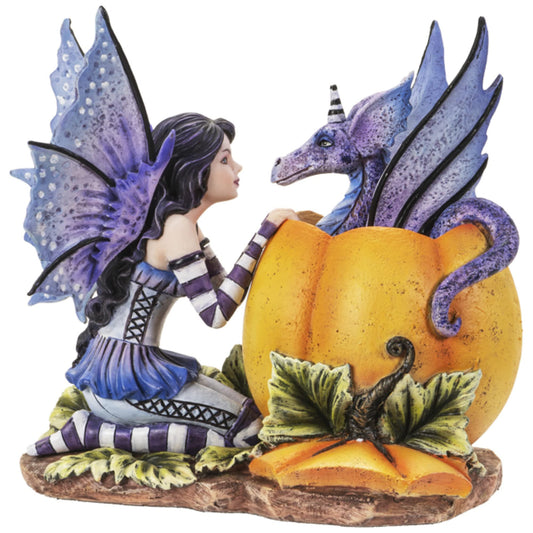 Pacific Giftware Dragon and Fairy Hide & Seek Figurine, Medieval Gothic Home and Bedroom Decor, Collectible Fantasy Decoration Figurine, 5.7 Inches