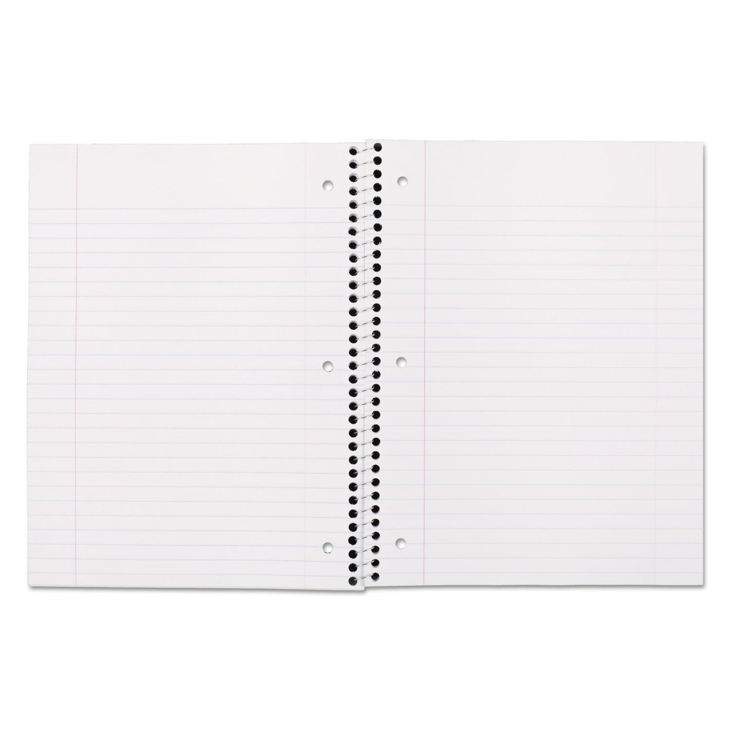 Mead Spiral Notebook, 1-Subject, Wide Rule, 70 Sh, 10-1/2"x8", Ast. - Pack of 1