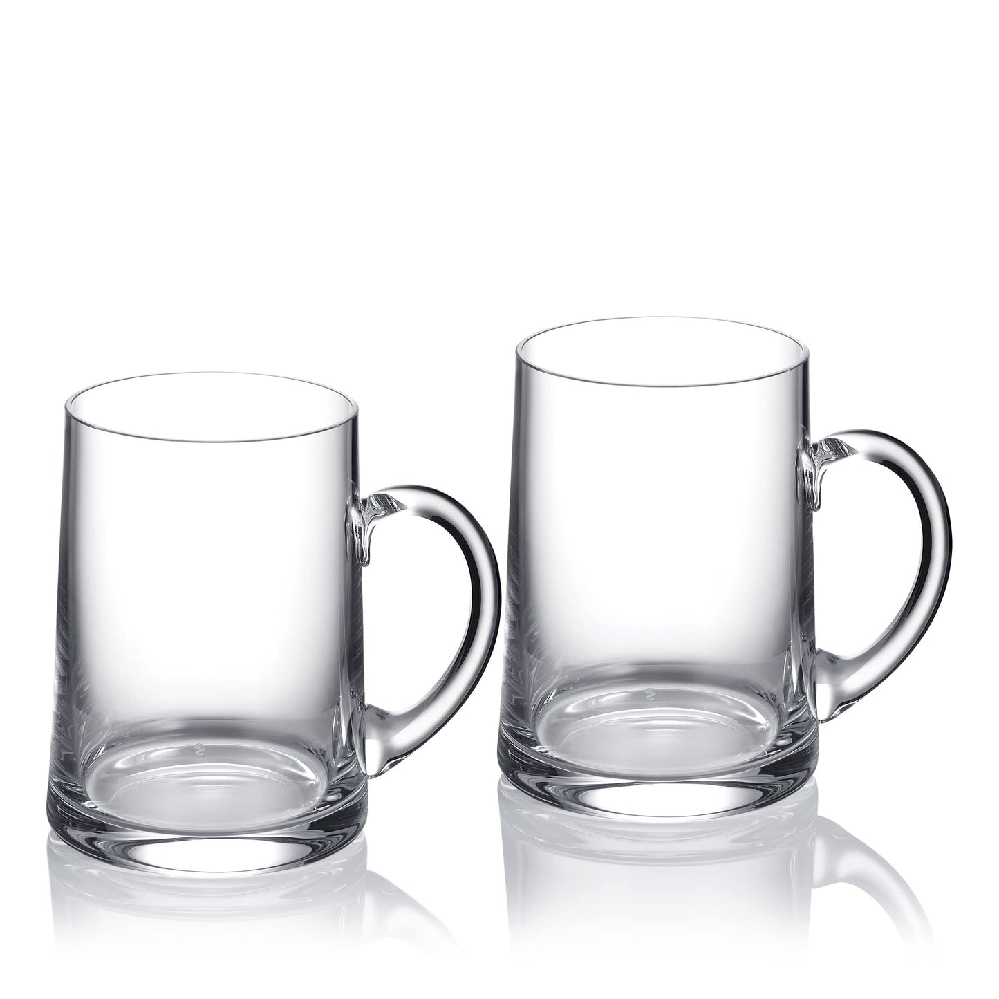 Waterford Craft Brew Beer Mug, Set of 2, 18 oz, Clear