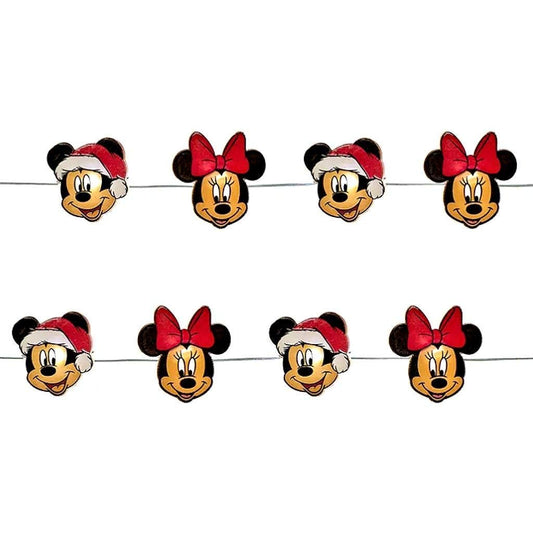 Kurt Adler Mickey & Minnie Christmas Fairy Lights