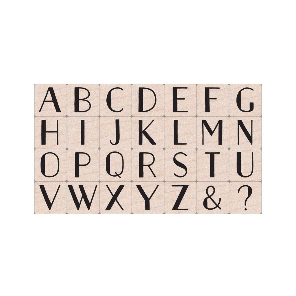 Hero Arts LP453 Wood Sets, Golden Age Large Letter Set