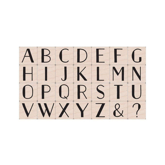 Hero Arts LP453 Wood Sets, Golden Age Large Letter Set