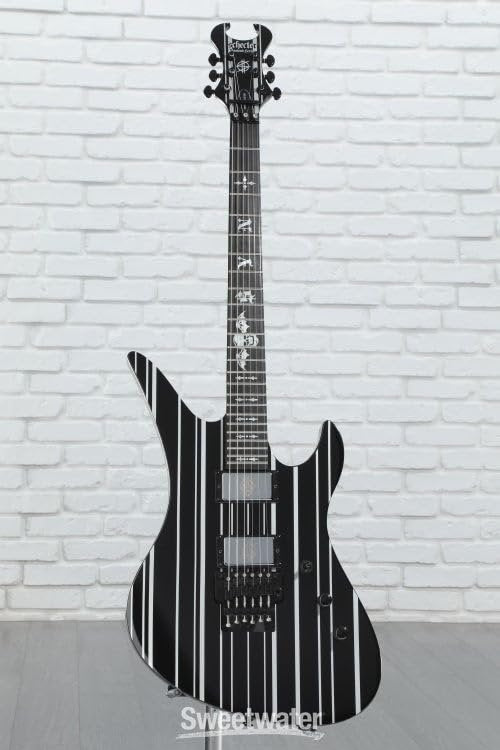 Schecter Synyster Gates Custom - Black with Silver Stripes