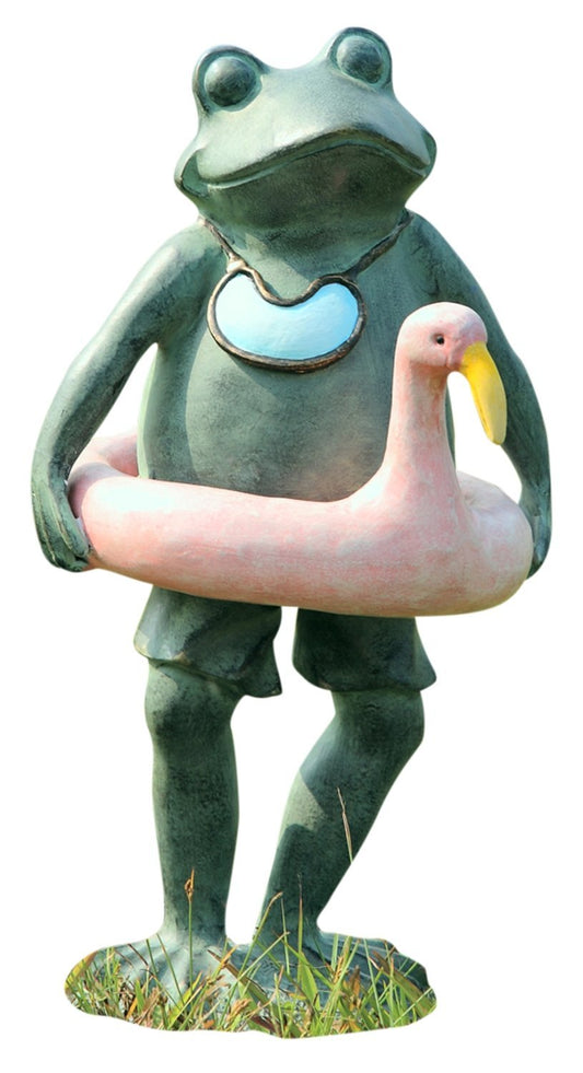 SPI Home 33470 Beach Buddy Frog Sculpture
