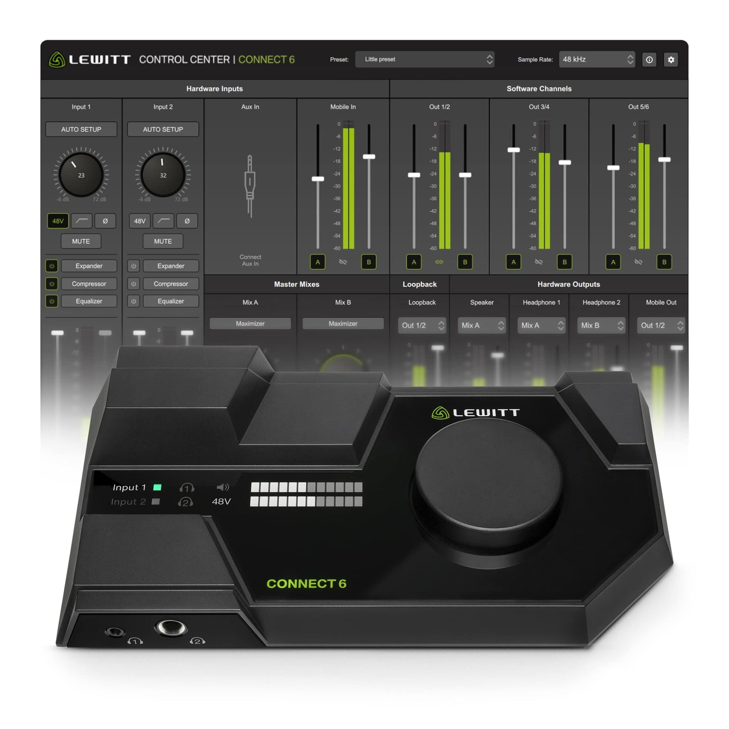 Lewitt Connect 6 USB-C Audio Interface