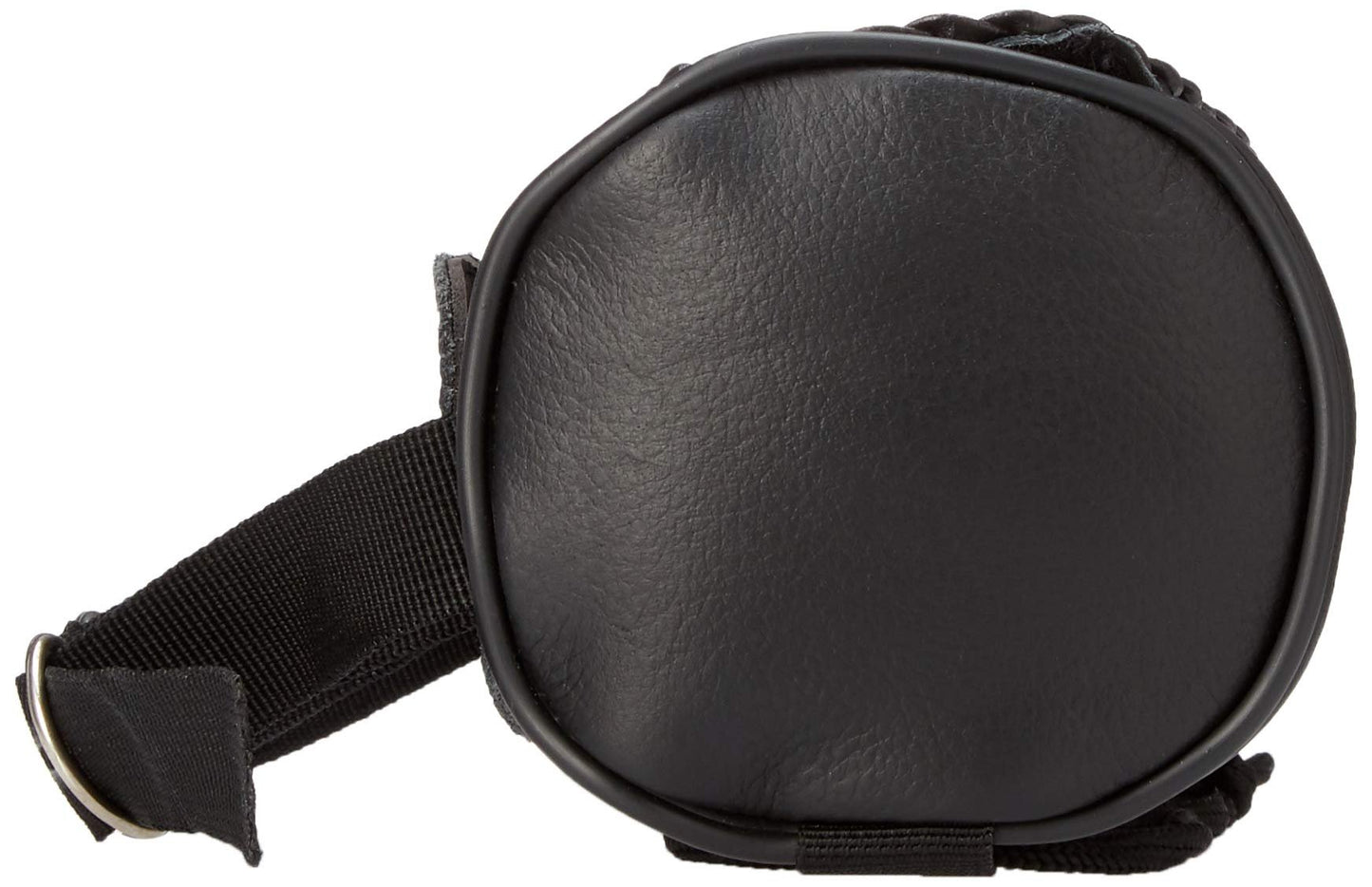 Genuine Soft Leather Universal Motorcycle Tool Bag w/Braid Trim