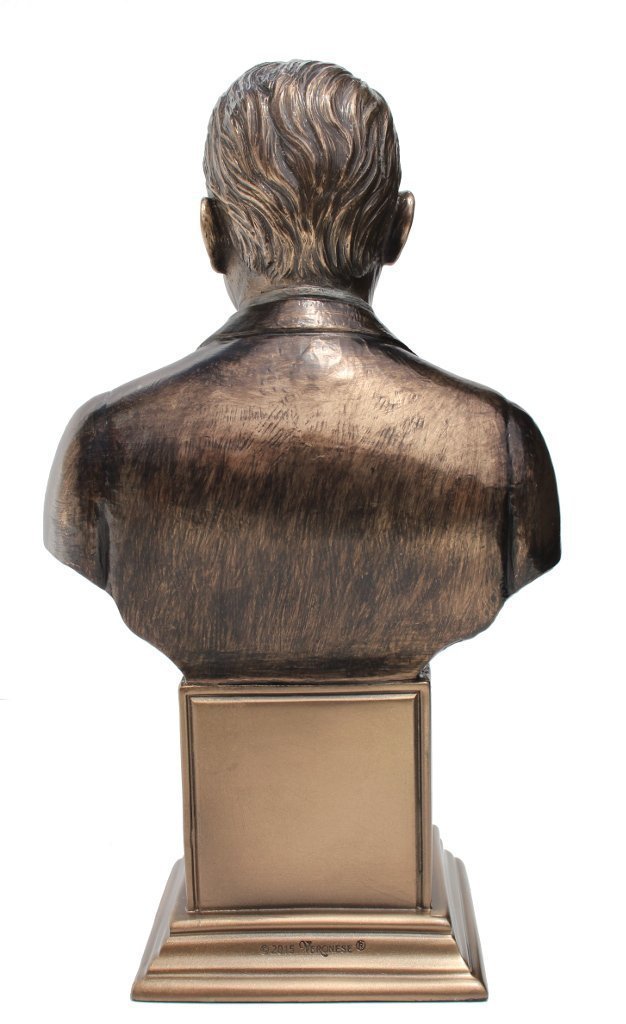 Ronald W. Reagan Bust Statue Cold Cast Bronze 7 1/2 Inch Tall