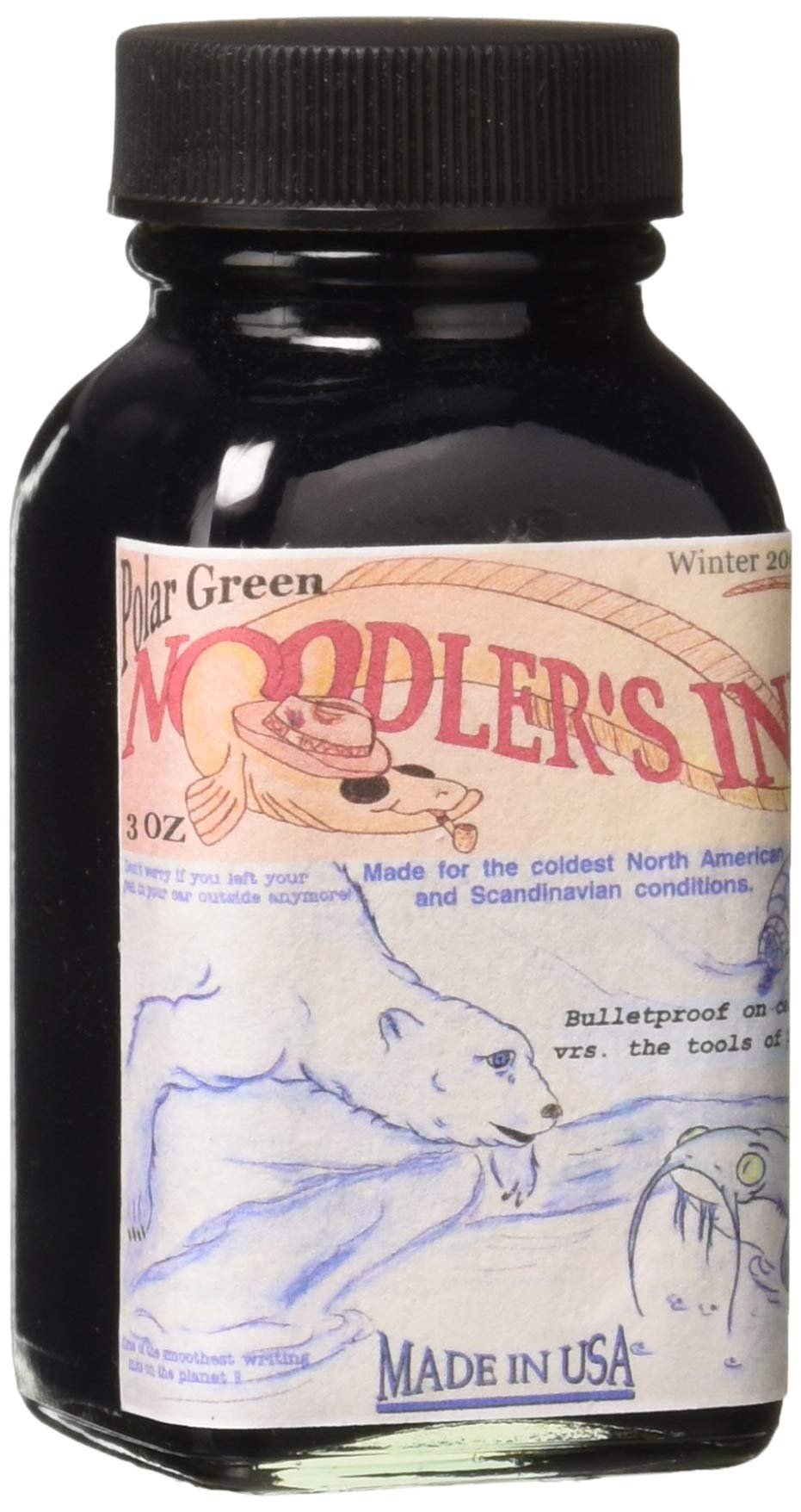 Noodler's Ink Refills Polar Green 3oz. Bottled Ink - ND-19210