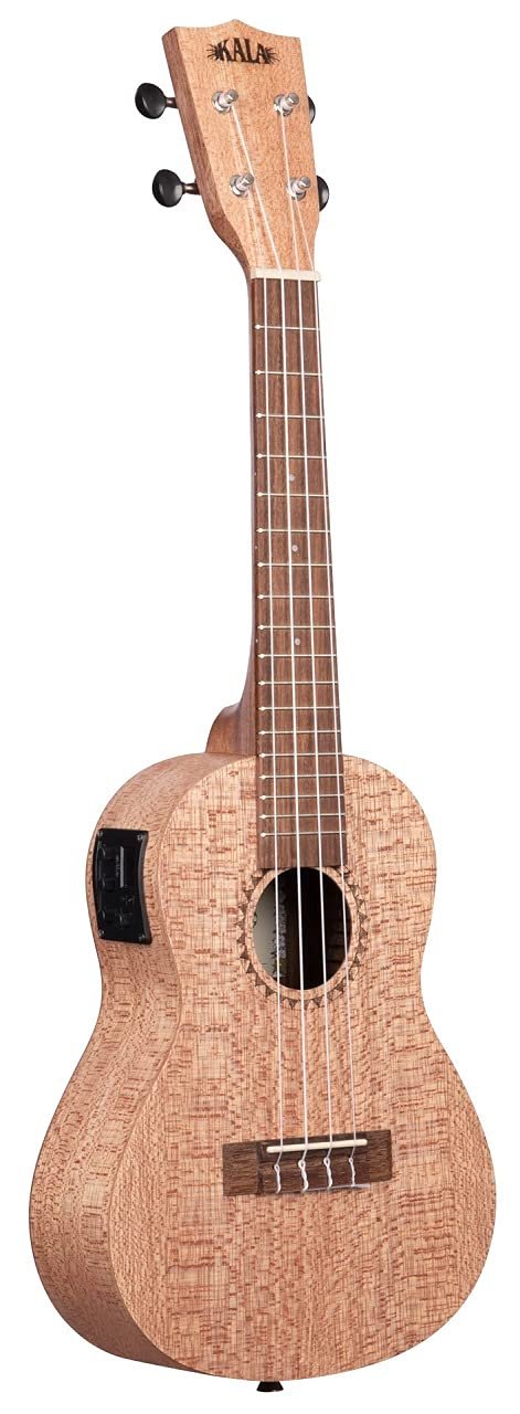 Kala Brand Music Co. KA-20 Collection, 4-String Ukulele, Right, Natural, Concert (KA-20CE)