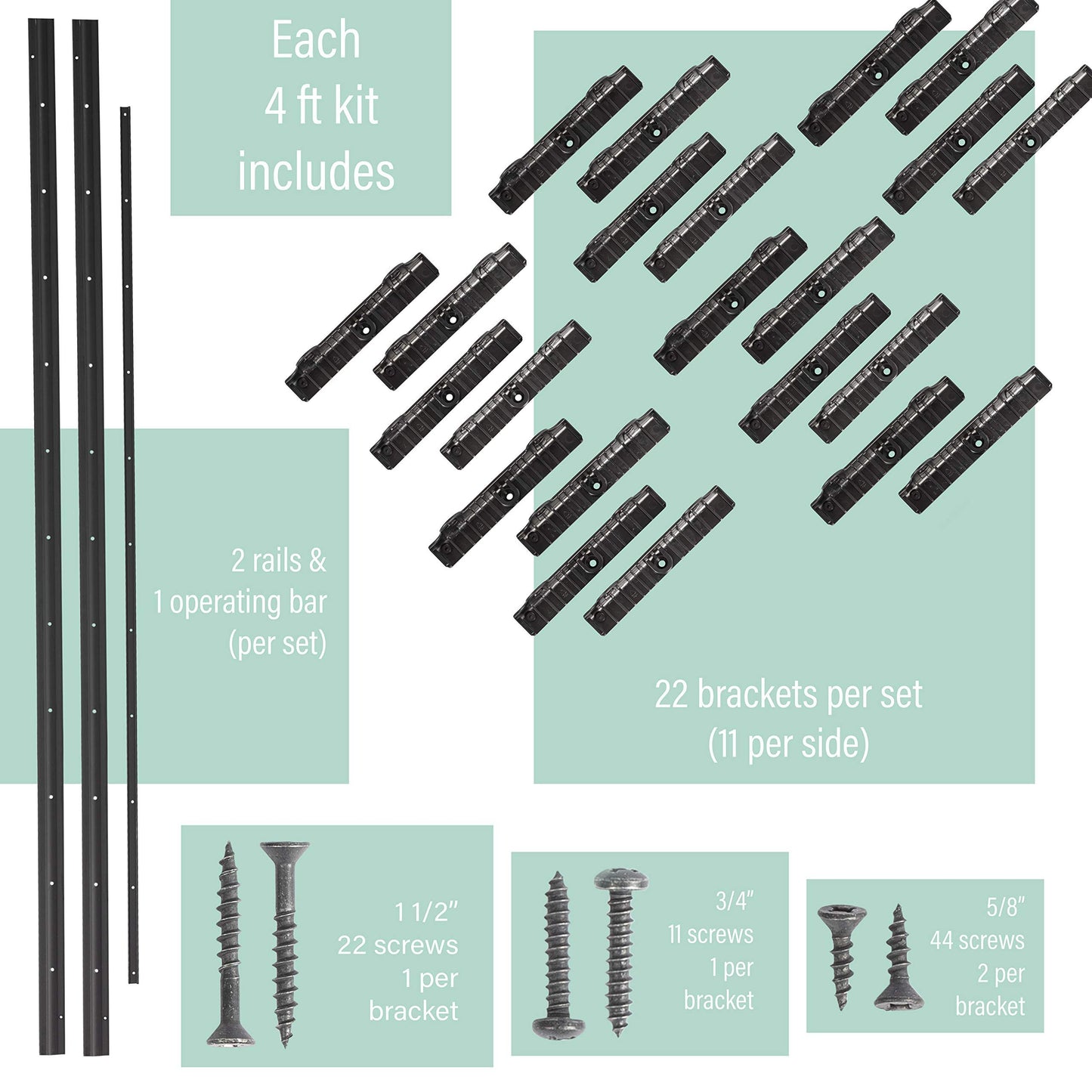 Flex-Fence - Decorative Versa Fence Louver System