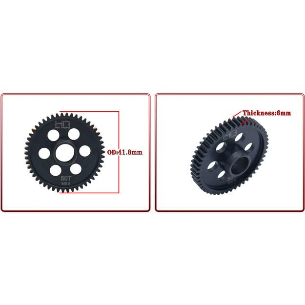 Hot Racing SATF250 50t Mod 0.8 Steel Spur Gear Vendetta
