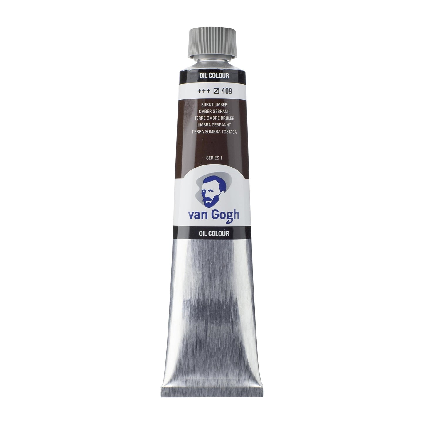 Van Gogh Oil Color Paint, 200ml Tube, Burnt Umber 409