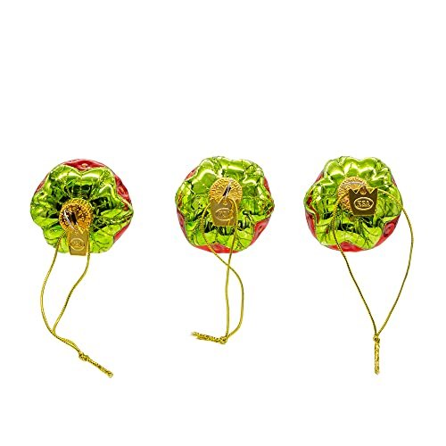 Kurt Adler 2.36-Inch Noble Gems™ Glass Chocolate Strawberry Ornaments, 6-Piece Box