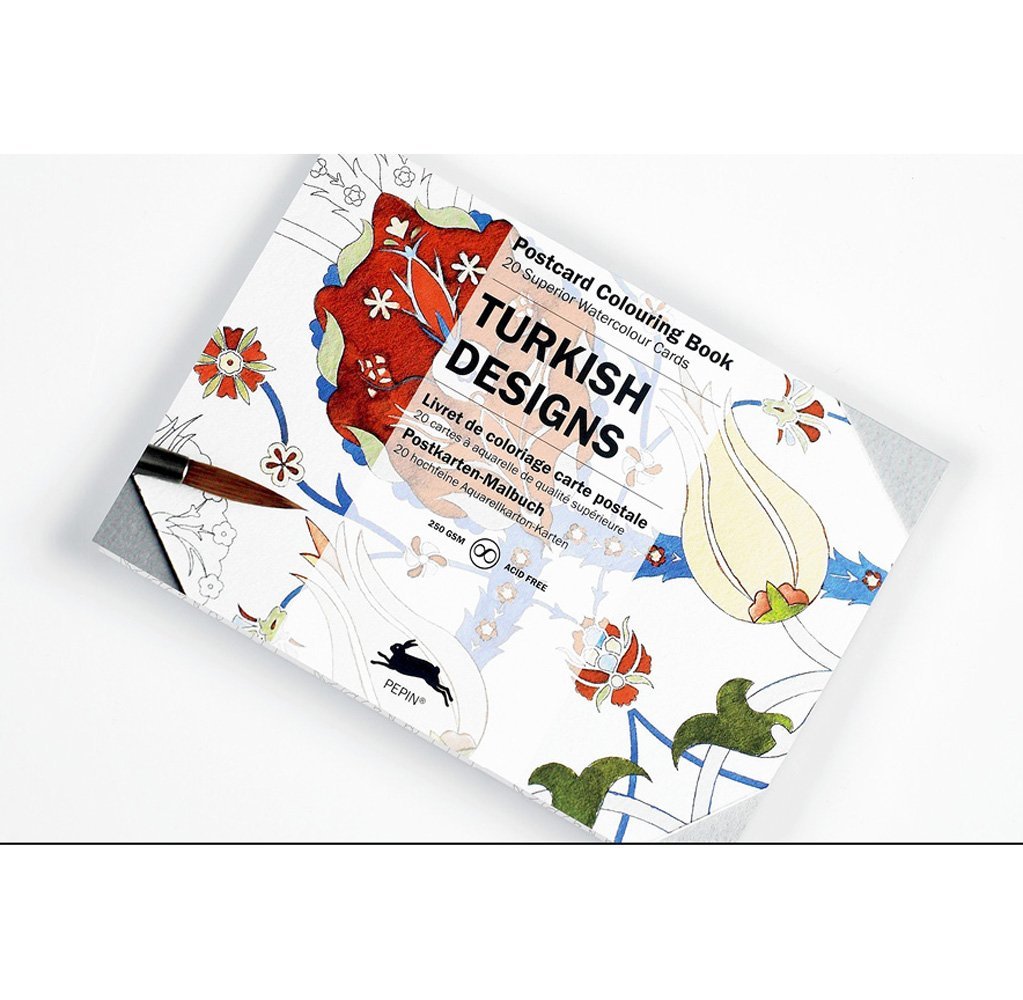 Turkish Postcard Colouring Book (Multilingual Edition)