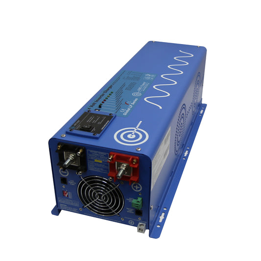 AIMS Power 6000 Watt Pure Sine Inverter Charger 48Vdc & 240Vac Input to 120 and 240Vac Output 50 or 60Hz