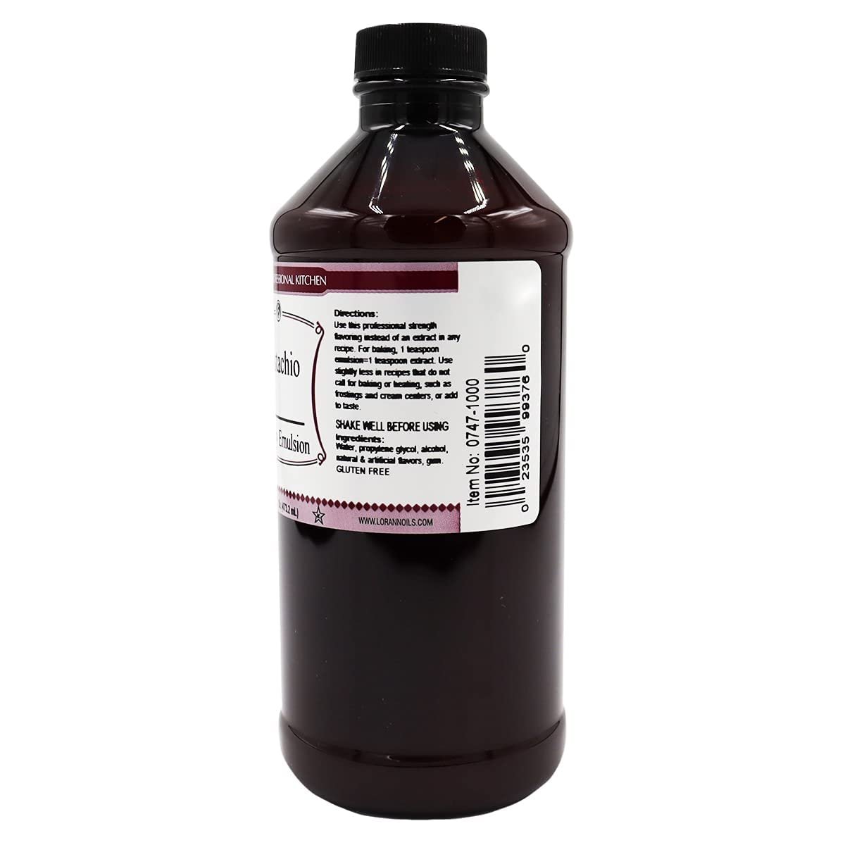 Lorann Oils Pistachio Bakery Emulsion: Genuine Pistachio Aroma, Perfect for Boosting Nutty Notes in Baked Goods, Gluten-Free, Keto-Friendly, Pistachio Extract Substitute Essential for Your Kitchen