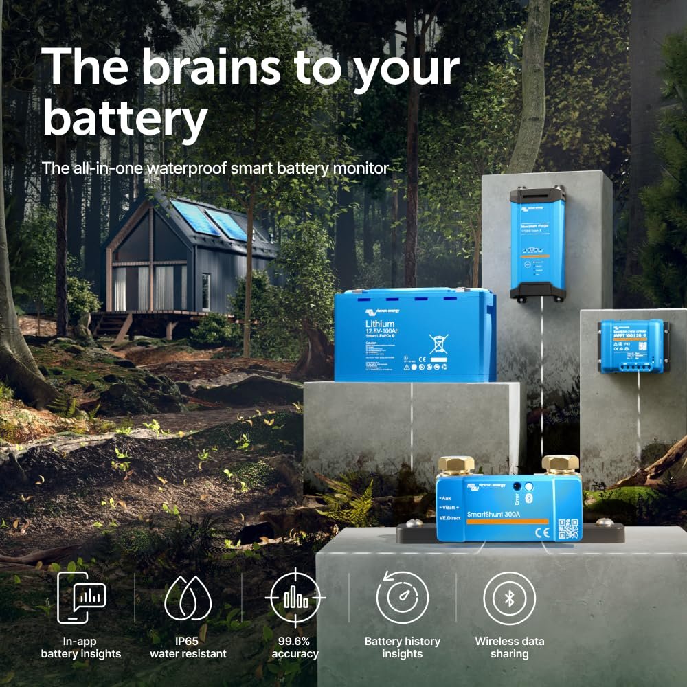 Victron Energy SmartShunt IP65 Battery Monitor (Bluetooth)