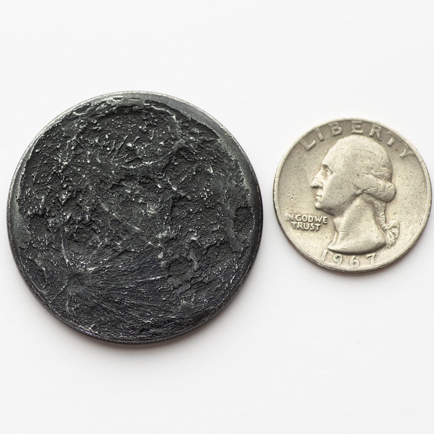 Iron Super New Moon Coin - Large 1.5"