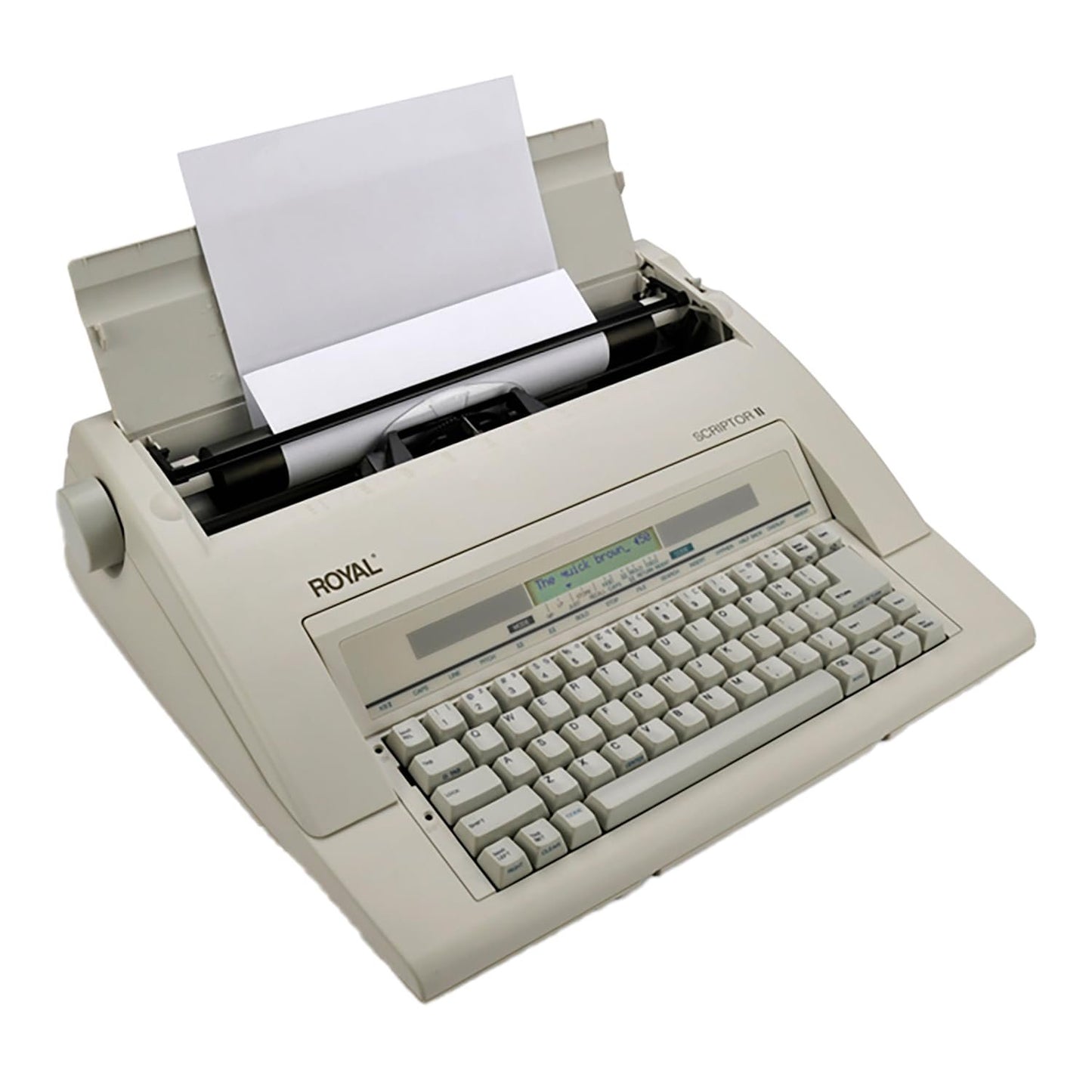 ROYAL 69147T Scriptor II Typewriter, White