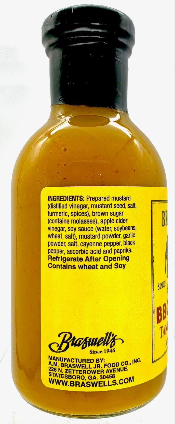 Braswell's Tangy Caroline Mustard Bar-B-Que Sauce