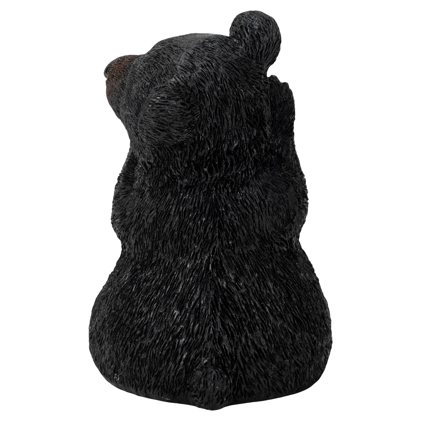 Slifka Sales Co. Sitting Black Bear 5.5 x 5 Resin Table Top Cell Phone Holder Figurine