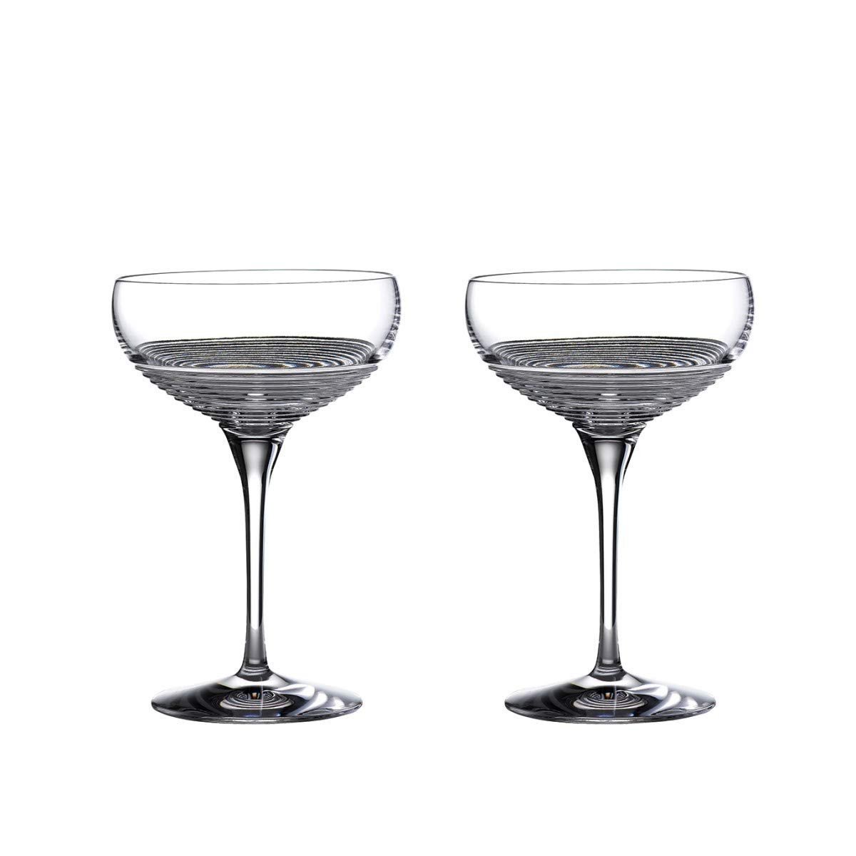 Waterford Mixology Rum Circon Large 10 oz Coupe, Set of 2
