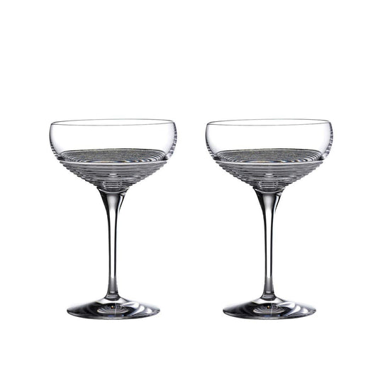 Waterford Mixology Rum Circon Large 10 oz Coupe, Set of 2