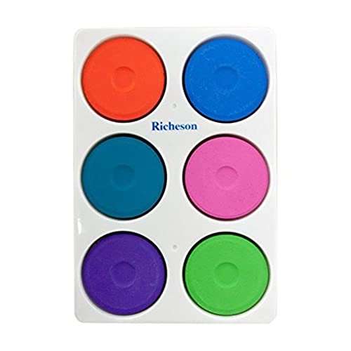 Jack Richeson Tempera Secondary Colors in a Tray (Set of 6), Large