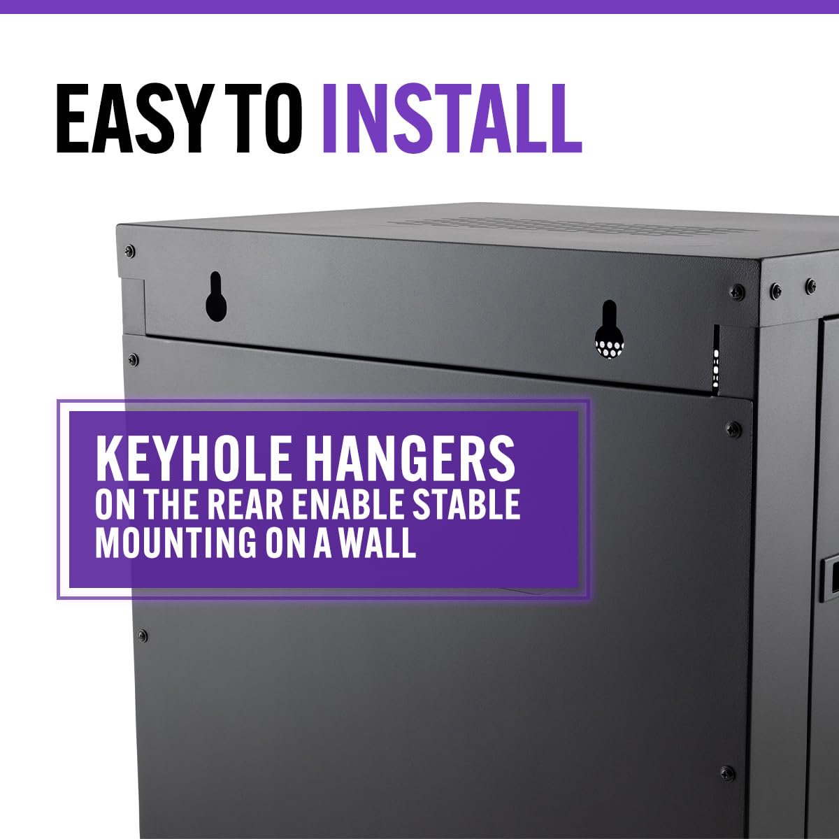 On-Stage 6U Wall-Mount Knock-Down Rack