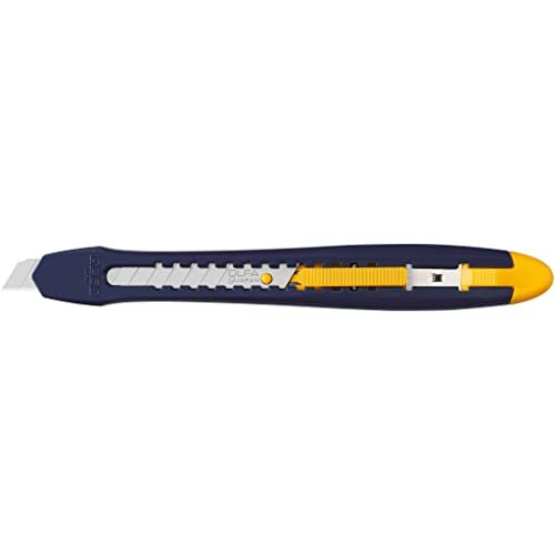 OLFA 9mm Precision Utility Knife (ES-1) - Multi-Purpose Retractable Precision Knife Made From Recycled Materials w/Snap-Off Blade, Replacement Blade: Any OLFA 9mm Blade