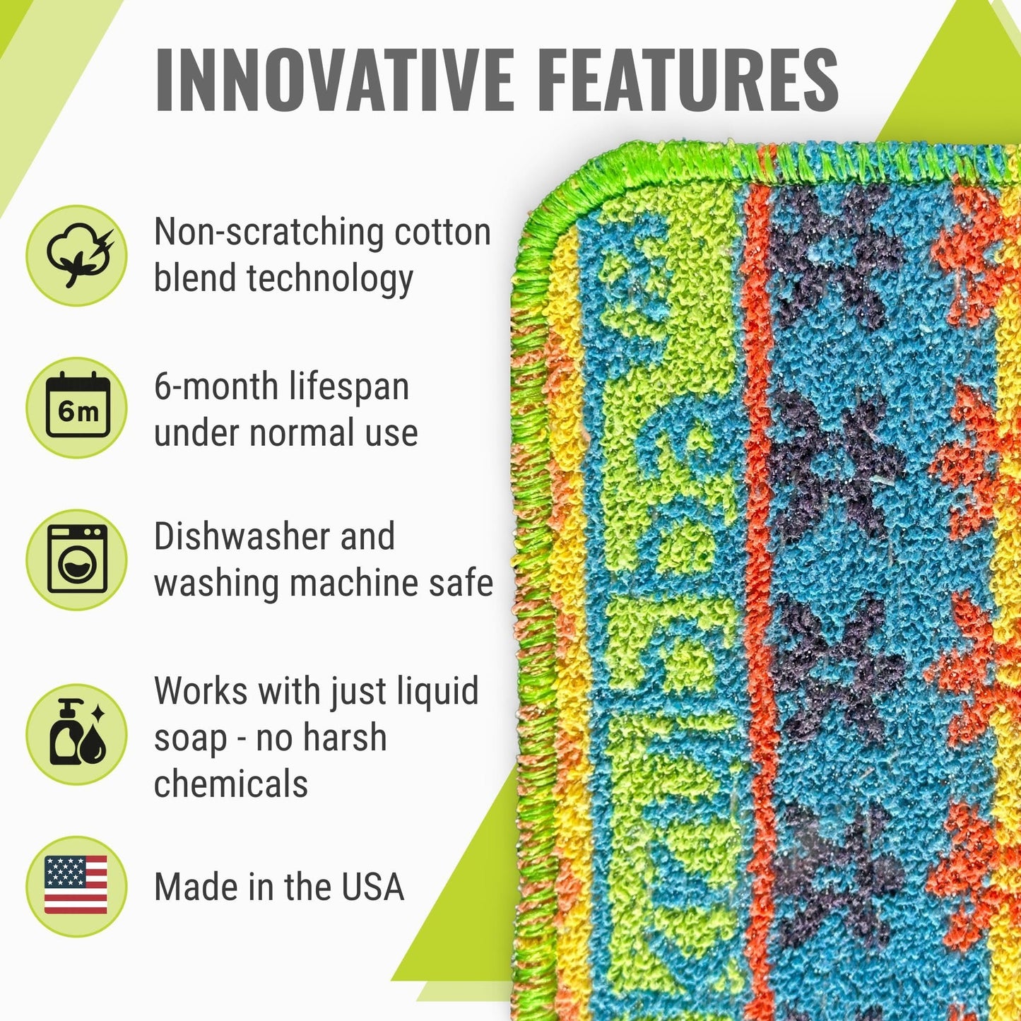 Wet-it Skrubba New European Scrubby Non-Scratching Scouring Pad