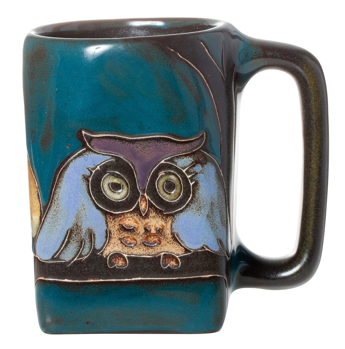 Mara Stoneware Owls 16oz Handcrafted Mug