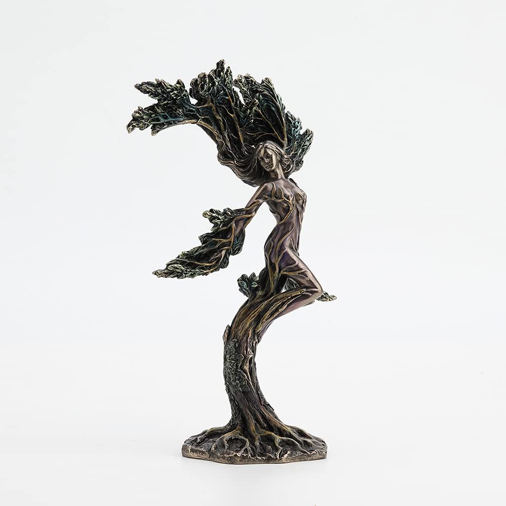 Veronese Design 9 7/8 Inch Nature Spirit Dancer Forest Nymph Resin Home Decor Statue Bronze Finish