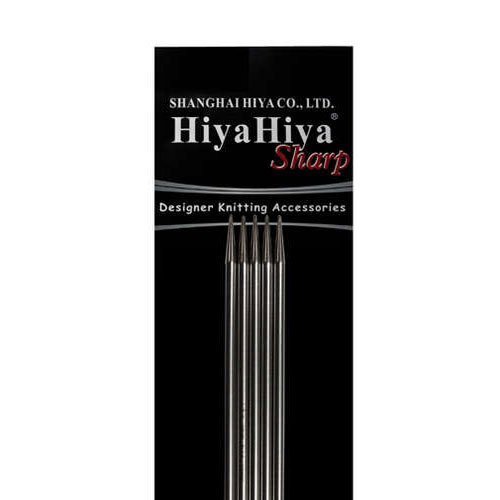 HiyaHiya Double Point 6 inch (15cm) Sharp Steel Knitting Needles (Set of 5) Size US 1 (2.25mm) HISSTDP6-1
