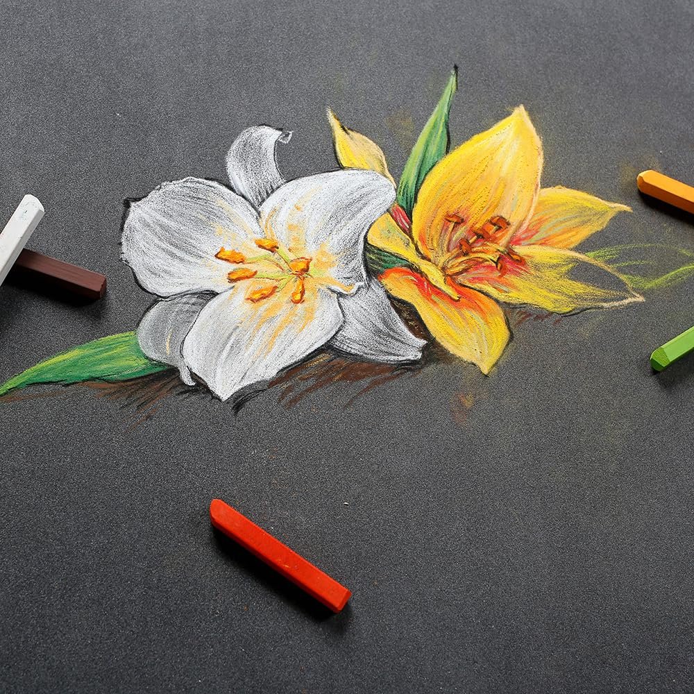 Clairefontaine PastelMat Pastel Card Pad, 360 g, 12 Sheets - Assorted Colours