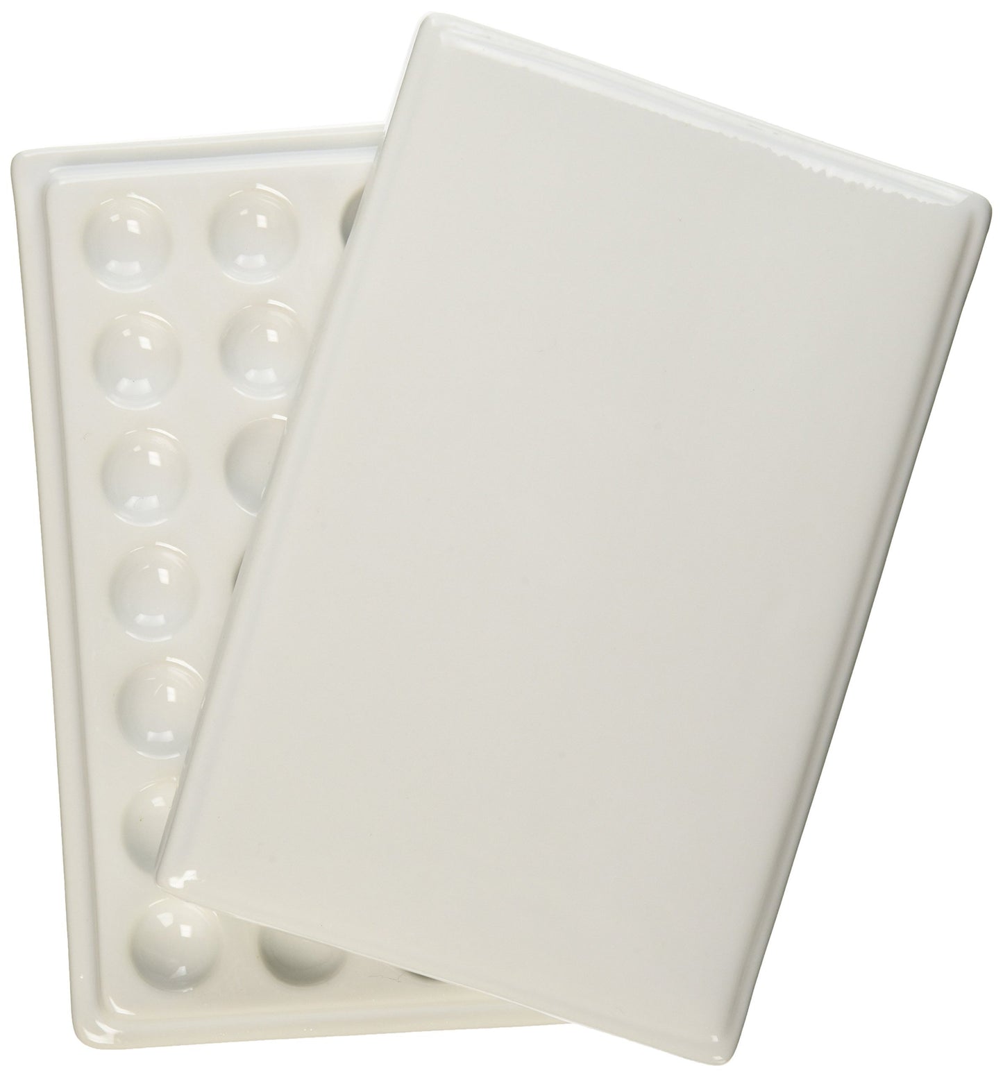 Jack Richeson 22 Well Porcelain Palette with Lid, Large