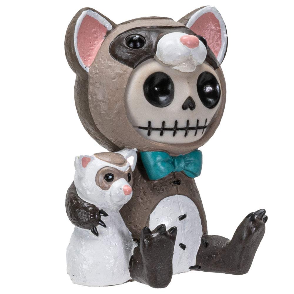 Furrybones Summit Collection Ferris Figurine Decorative Signature in Ferret Costume 3 Inch Tall Collectible Statue
