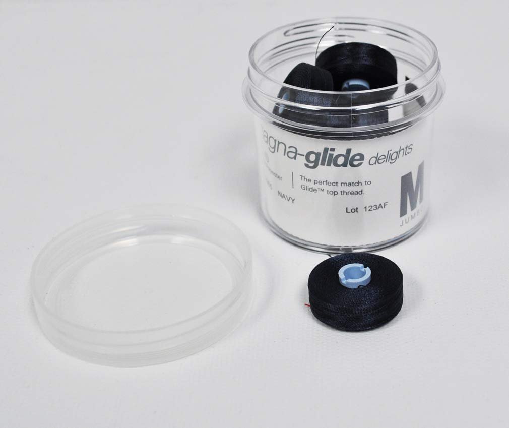 Fil-Tec Magna-Glide Delights Poly Style M Prewound Bobbins Navy