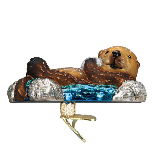 Old World Christmas Ornaments: Sea and Water Animals Glass Blown Ornaments for Christmas Tree