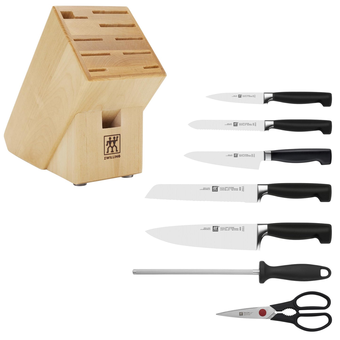 ZWILLING Four Star Knife Block Set