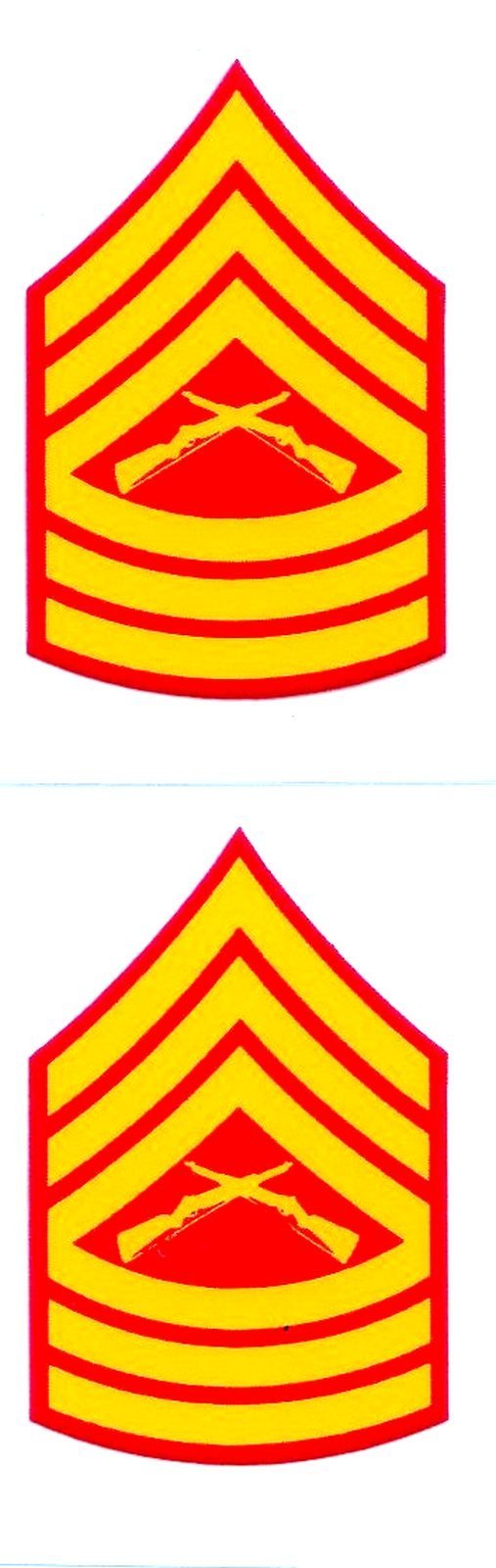 Marine Corps E-8 Master Sergeant Mini Decals Stickers 1 1/2"