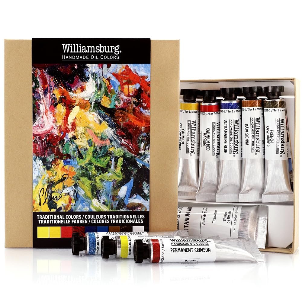Williamsburg Artist Oil Colors by GOLDEN, Black, Gray and White, Professional Oil Paint