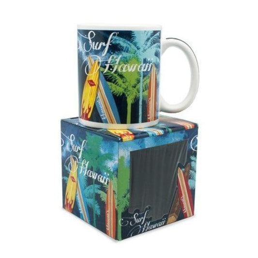 10 oz. Island Treasures Mug, Surf Hawaii