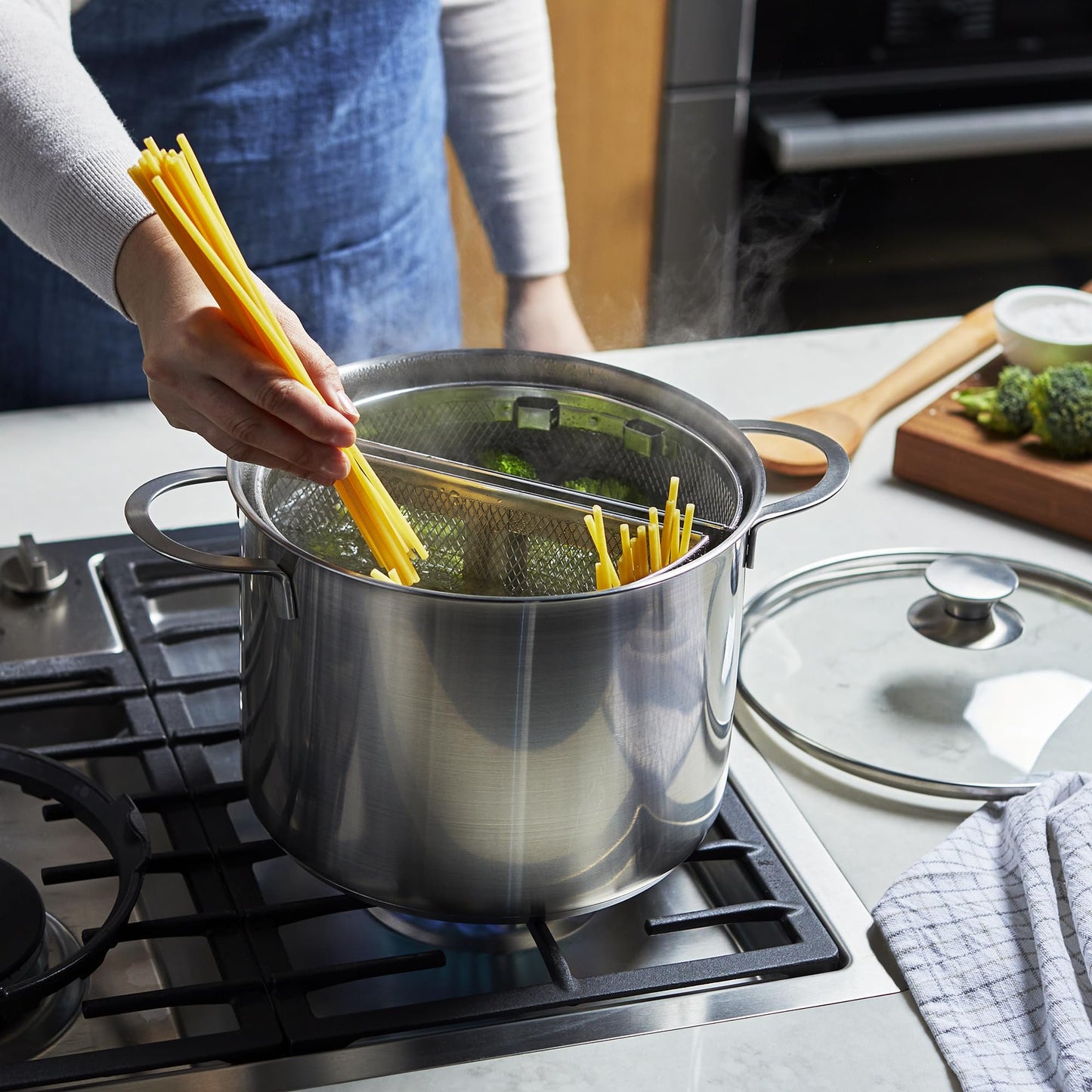 Demeyere Resto 8.5-qt Stainless Steel 7-In-1 Multi-Pot