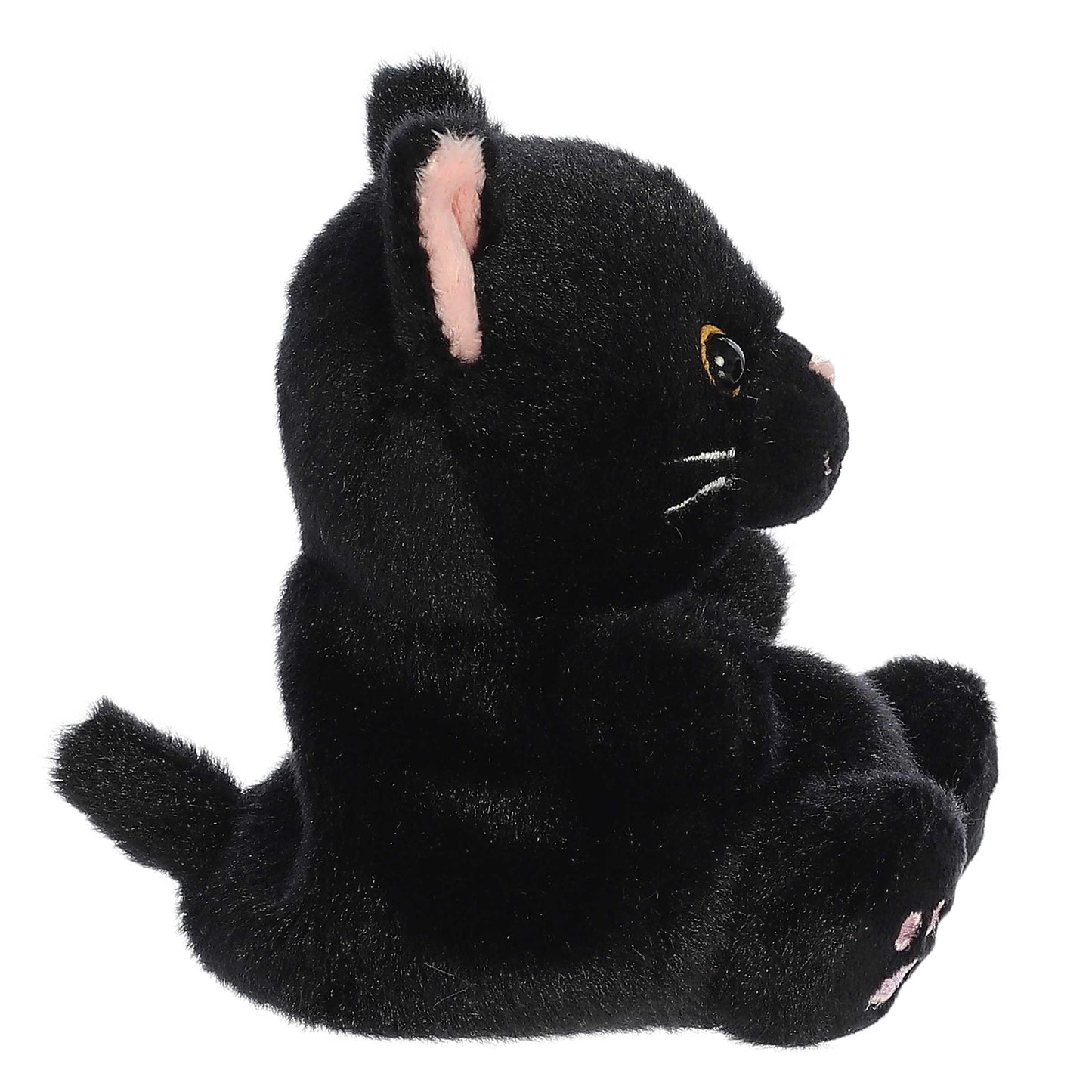Aurora® Adorable Palm Pals™ Twilight Black Cat™ Stuffed Animal - Pocket-Sized Play - Collectable Fun - 5 Inches