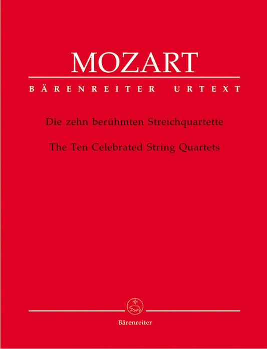 Mozart: The Ten Celebrated String Quartets (Set of Parts)